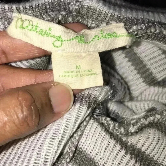 Staring At Stars Open Front Stripe Cardigan Size M - Picture 4 of 5